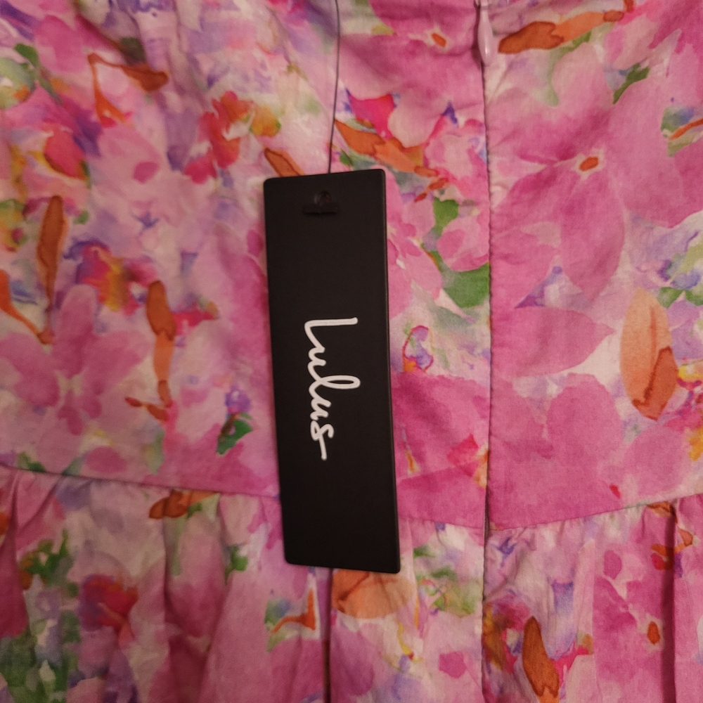 Lulu's Vibrant Floral Maxi Dress With Pockets - Picture 4 of 7